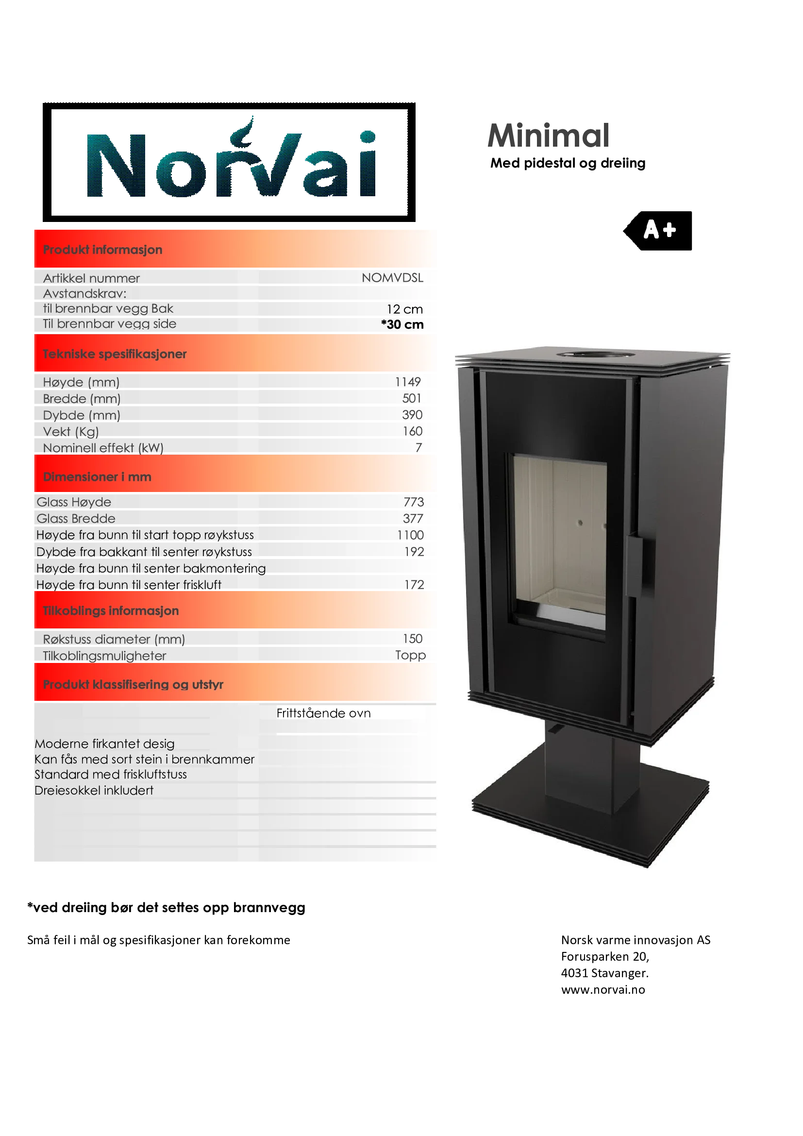 MINIMAL P/D/SL - Frittstående - Bilde 8