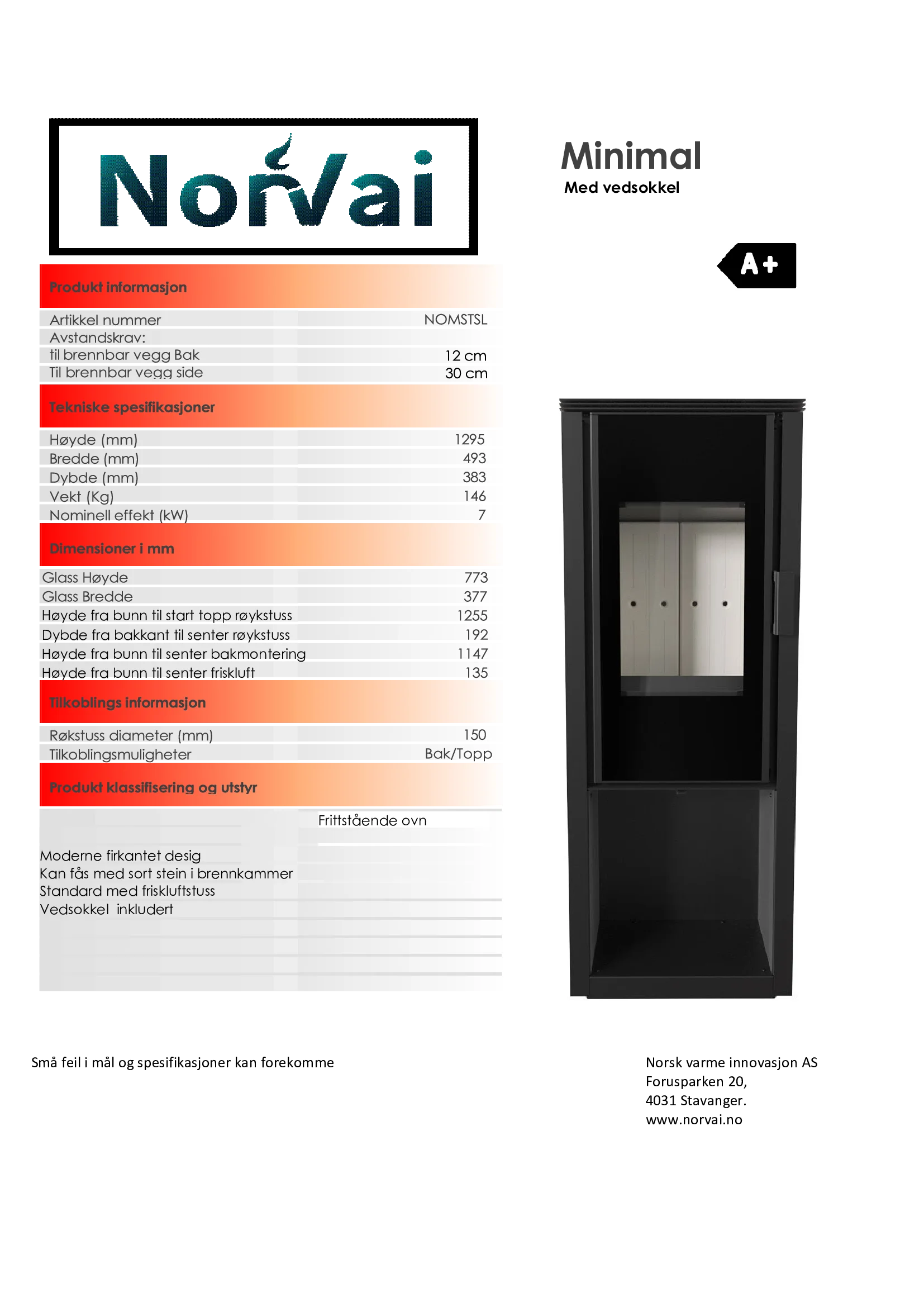 MINIMAL FS/SL - Frittstående - Bilde 8