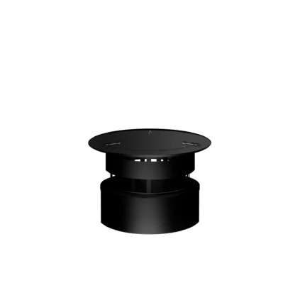 Halvisolert pipehatt m/feieluke ø150 - Norvai - Bilde 1