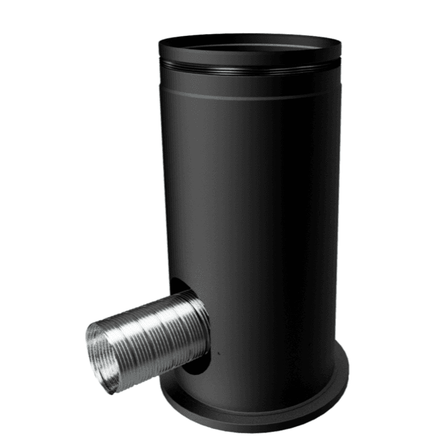 Venti startsokkel Venti Startsokkel for bakmontering av pipe justerbar høyde - Norvai - Bilde 1