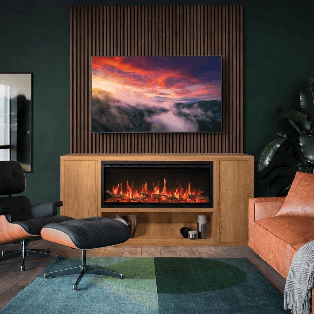 miljø kvadrat Stovax/Gazco - ATMOSE m/Venezia Suite - Elektrisk elementpeis - Bilde 1