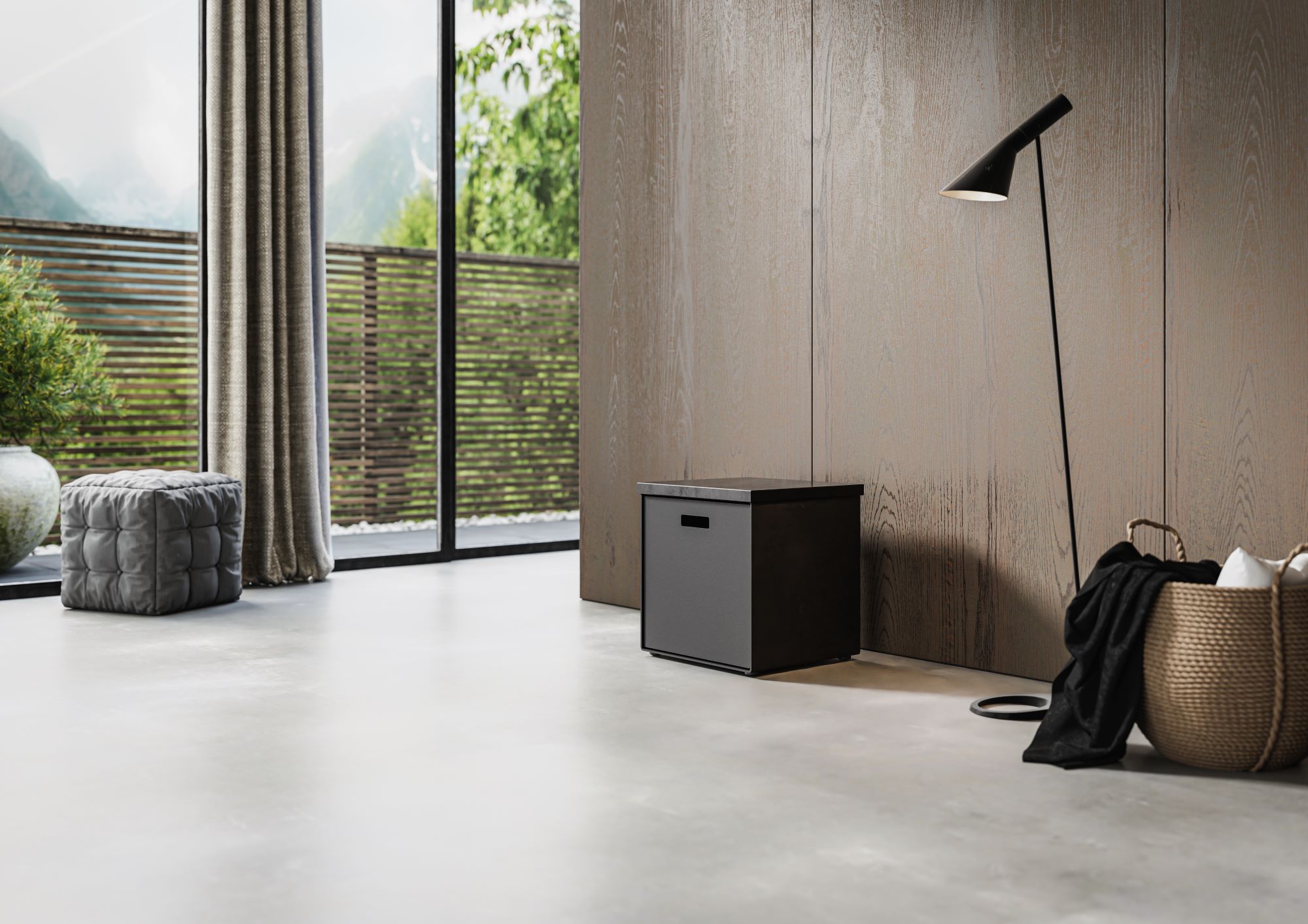 MB-WOOD-BOX-V Max Blank - WOOD BOX - Vedkasse - Bilde 1