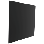 Gulvplate i stål 80×80 cm sort – mønster 9